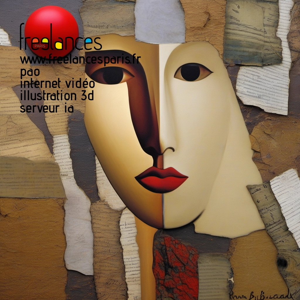 Pao mise en page internet vidéo illustration 3d serveur IA générative AI freelance paris studio de création magazines 49x12af0